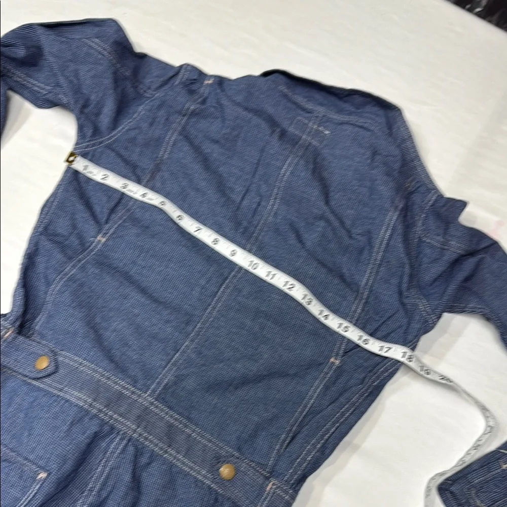 Ralph Lauren Double RL Blue Workwear Jumpsuit/overall 100% cotton made in Tunis - Picture 10 of 16